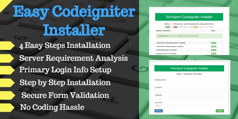 Easy Codeigniter Installer