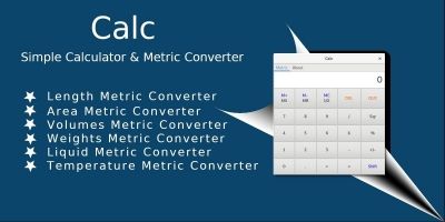 Calc -  Simple Calculator With Metric Converter