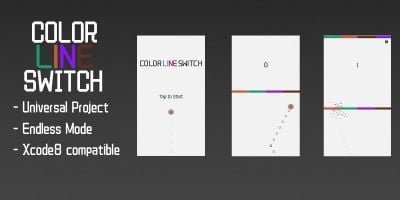 Color Line Switch - Buildbox Template