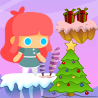 Cute Girl Christmas Buildbox Template