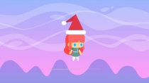 Cute Girl Christmas Buildbox Template Screenshot 5