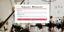 Restomac - Restaurant Reservation System PHP Screenshot 1