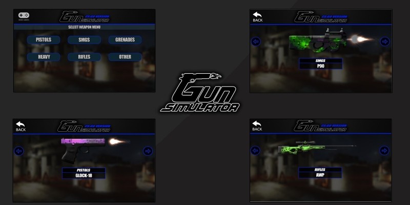 Gun Simulator - Android Unity Asset Project