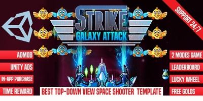 Strike Galaxy Attack - Unity Template
