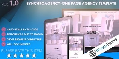 SynchroAgency WordPress Theme