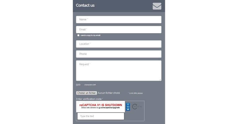 Script PHP Contact Form