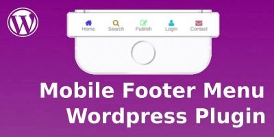 Mobile Footer Menu Wordpress Plugin