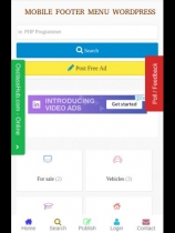 Mobile Footer Menu Wordpress Plugin Screenshot 2