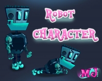 2D Game Robot Character Screenshot 1