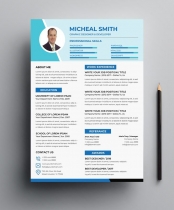 Resume CV Template Screenshot 3