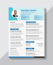 Resume CV Template Screenshot 5