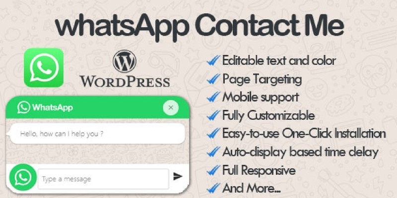 WhatsApp Contact Me - WhatsApp Chat WordPress