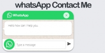 WhatsApp Contact Me - WhatsApp Chat WordPress Screenshot 1