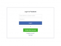 PHP Login Register With Facebook Screenshot 2