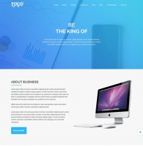 Kinger - Portfolio Html5 Bootstrap Template Screenshot 1