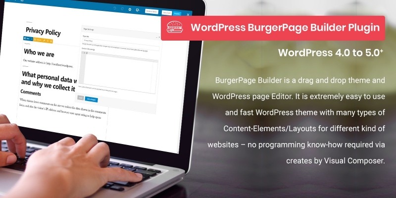 BurgerPage Builder - WordPress Page Builder