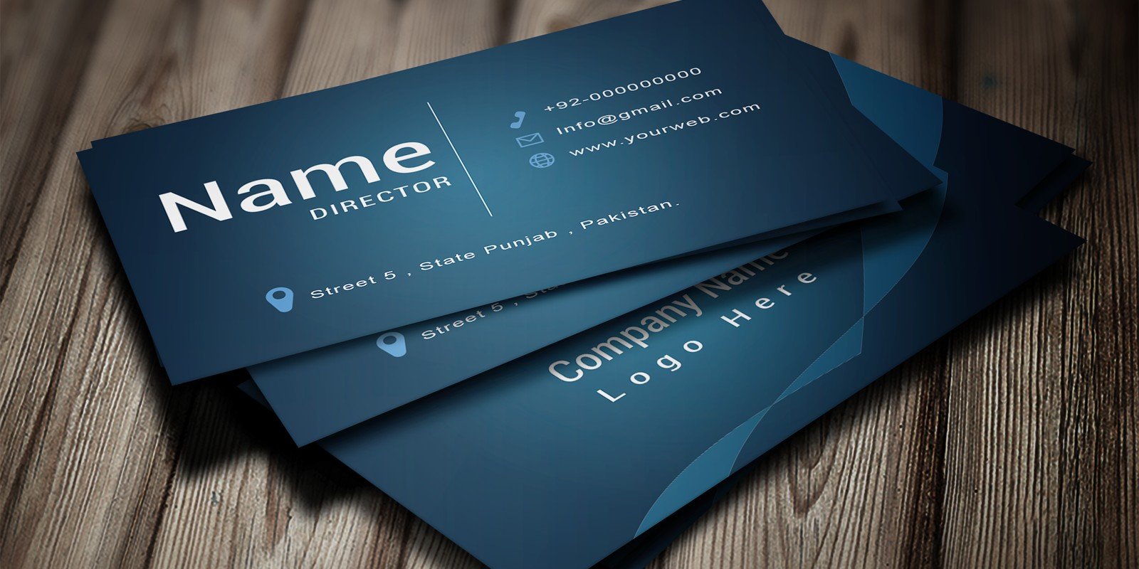 Modern Business Card Template By Gfxdude Codester