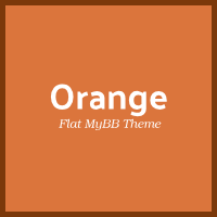 Orange Flat MyBB Theme