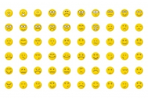 140 Emoticon or Emoji Flat Icons Pack  Screenshot 2