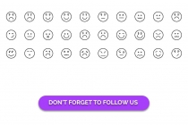 140 Emoticon or Emoji Line Icons Pack  Screenshot 3