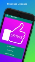 Facebook Groups Links - Android App Source Code Screenshot 1