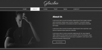 Glazbie - Template For a Band Or A Musician Screenshot 1