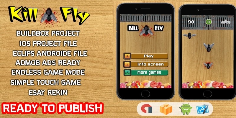 Kill Fly - Buildbox Template