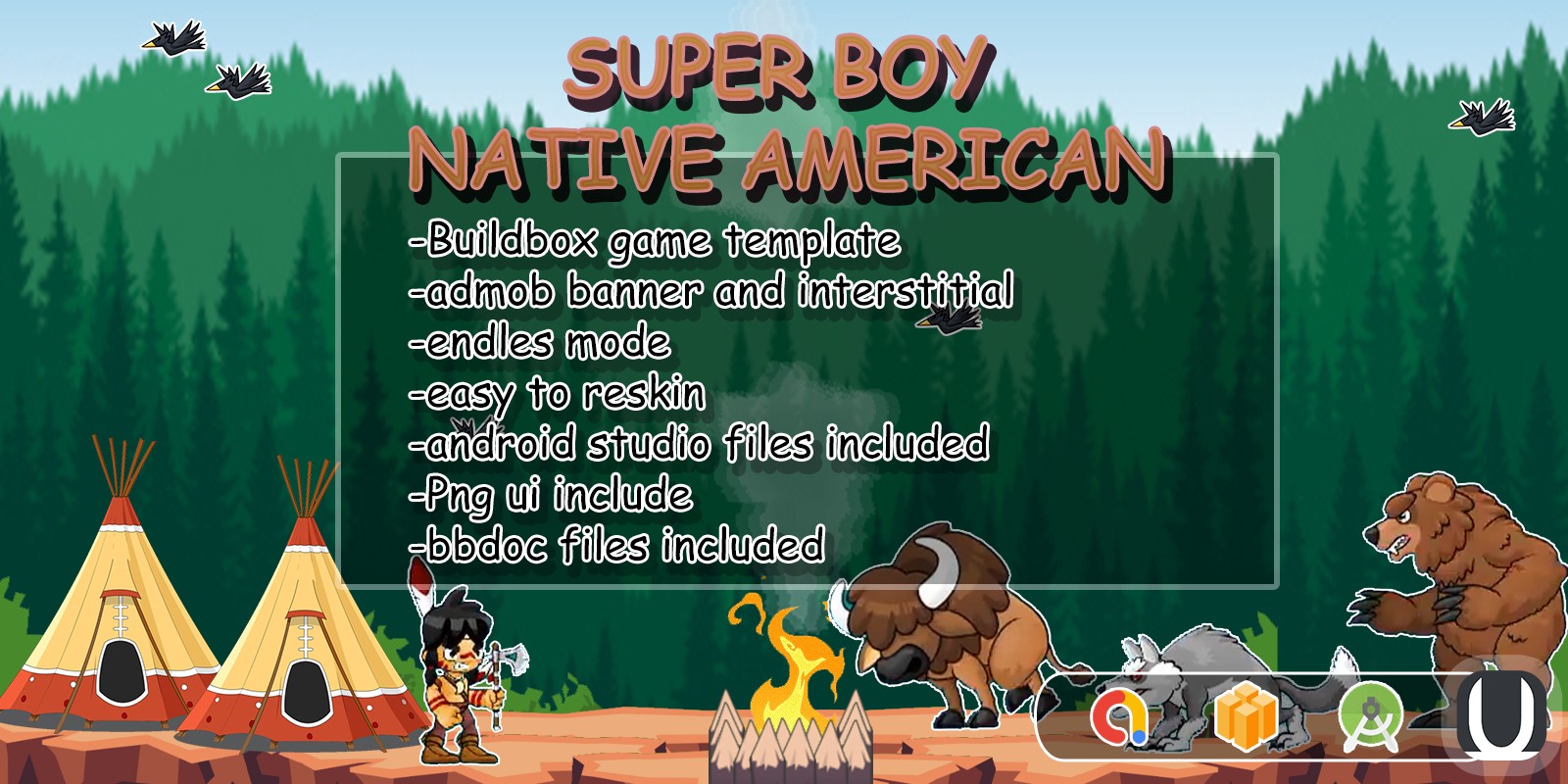 Super Boy - Buildbox Template