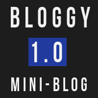 Bloggy - CMS Mini Blog Script PHP