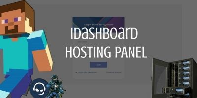 iDashboard  - Game  Hosting panel PHP Script