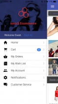 Ionic 3 Ecommerce App Theme Screenshot 2