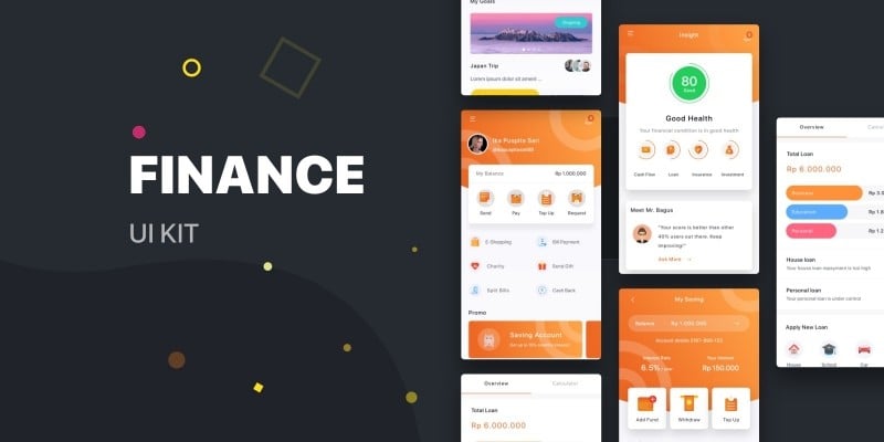 Finance Android UI kit