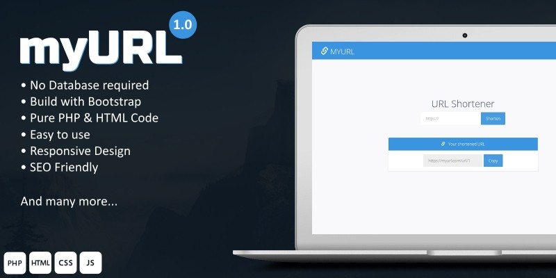myURL - Private URL Shortner PHP Script