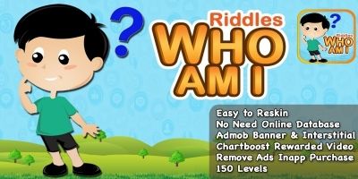 Riddles Who Am I - iOS Game Source Code