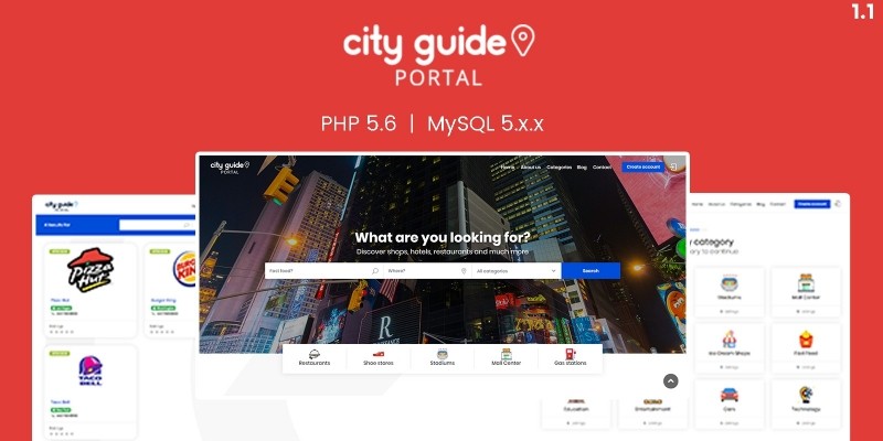 City Guide Portal - Directory Listings Script