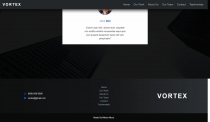 Vortex - One Page Theme Screenshot 3
