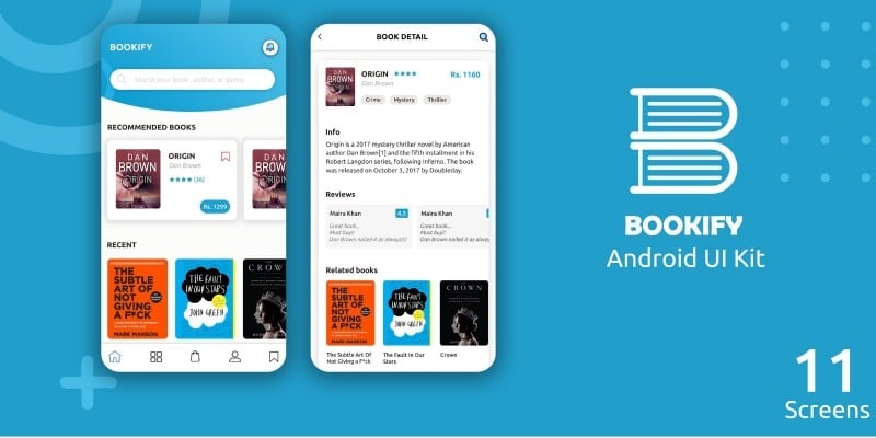 Bookify - Android Studio UI Kit