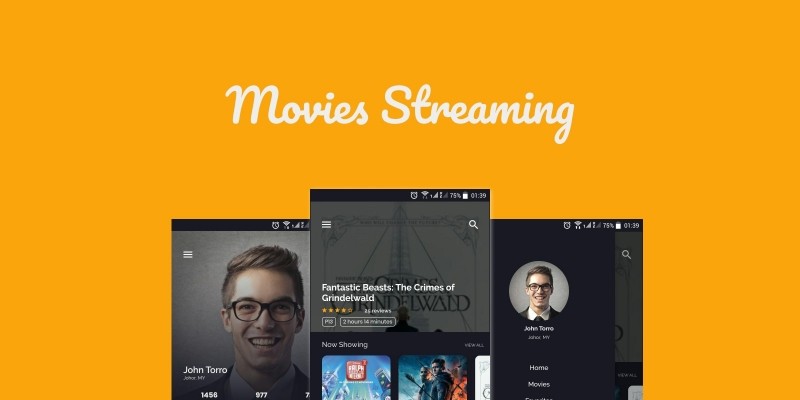 Movie Streaming App Ionic Theme