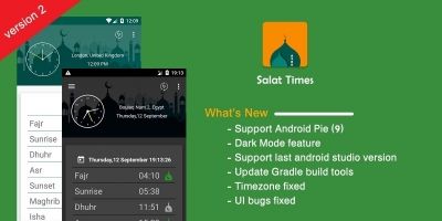 SalatTimes - Android Studio Template