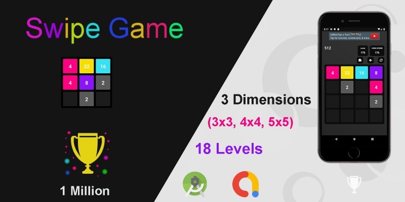 Swipe Game Version Pro - Android Template by Oslab | Codester