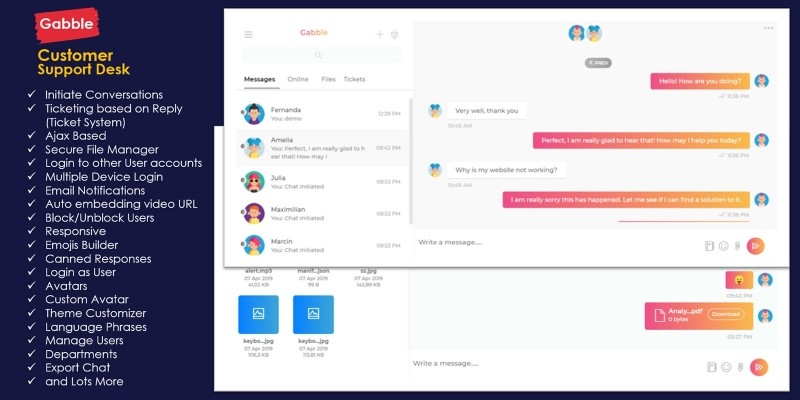 Gabble - Customer Messaging Platform And Ticketing