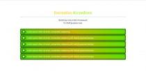 Encreative - Bootstrap 4 Accordions Framework Screenshot 1