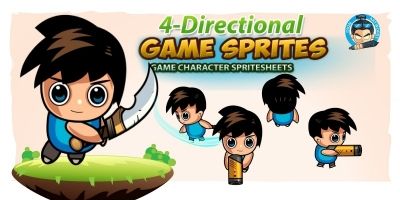 4 Directional 2D Game Sprites 01