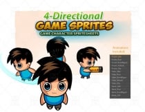 4 Directional 2D Game Sprites 01 Screenshot 1
