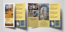 Trifold Agency Travel Brochure Template Screenshot 1