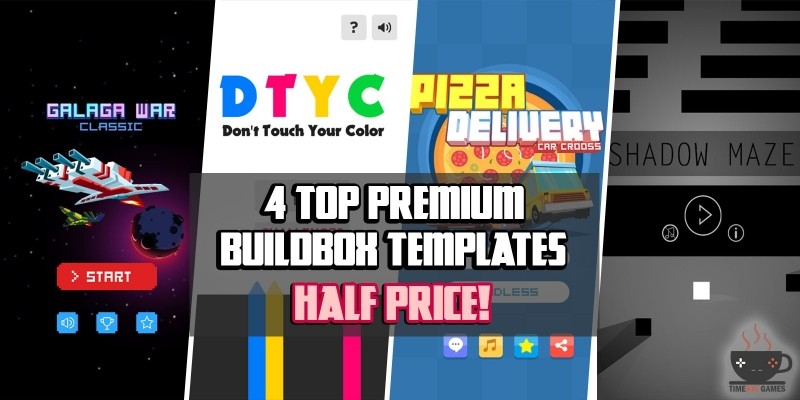 4 Premium Buildbox Game Templates