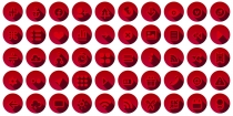 300 3D Red Web Communication Icons Set  Screenshot 3