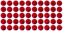 300 3D Red Web Communication Icons Set  Screenshot 4