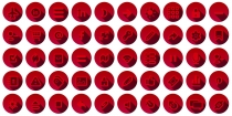 300 3D Red Web Communication Icons Set  Screenshot 5