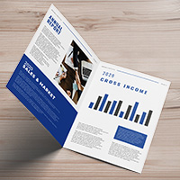 Bi-Fold Corporate Brochure Annual Report - A4